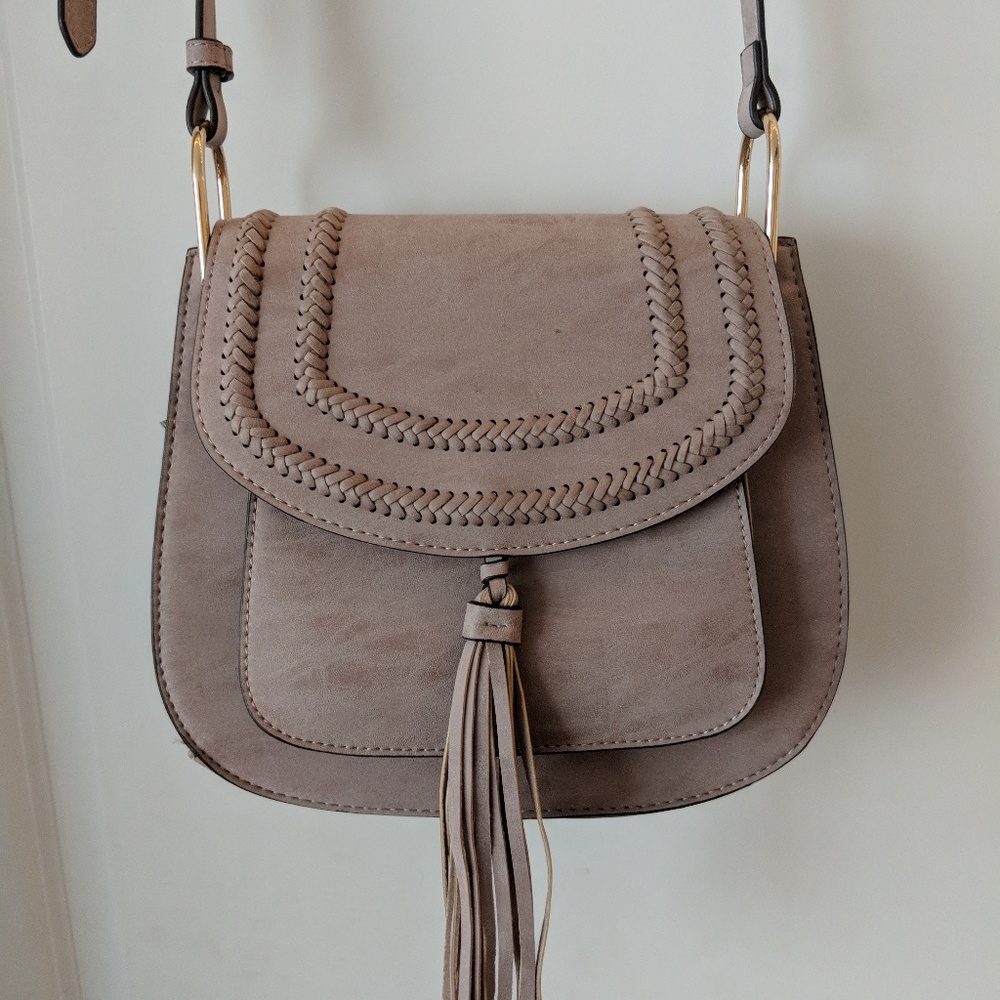 Foldover Tassle Purse